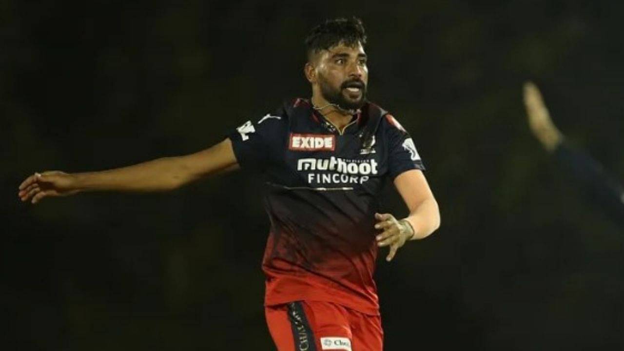 Siddarth Kaul IPL 2022 price: Why is Mohammed Siraj not playing today's IPL 2022 match between Royal Challengers Bangalore and Gujarat Titans?