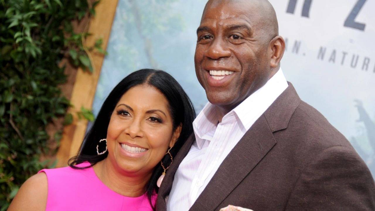 Magic Johnson was forced to pay wife Cookie Johnson $1 million to touch a basketball again