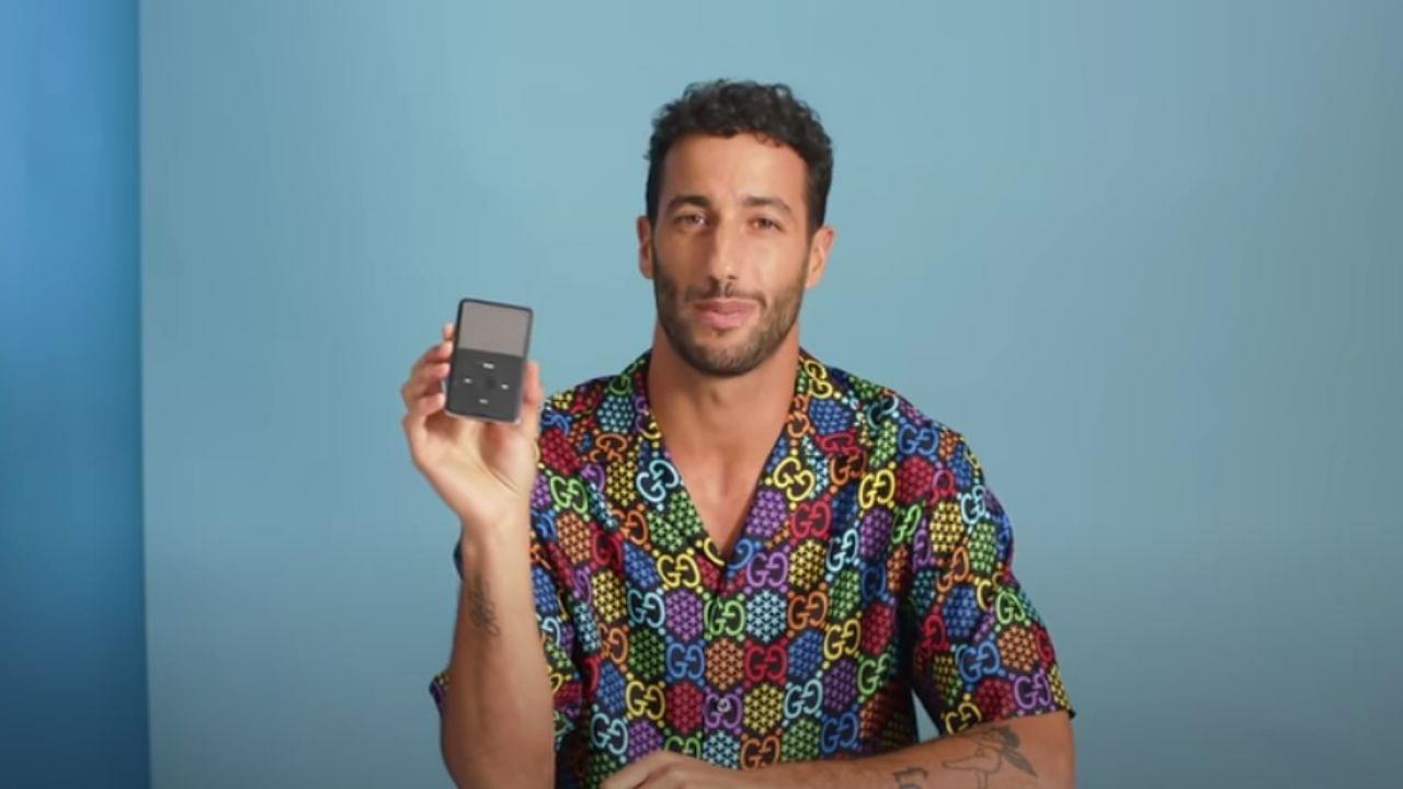 "I charge and use whatever is in here as I have like 5000-6000 songs in here": McLaren's Daniel Ricciardo explains how he can't live without his iPod