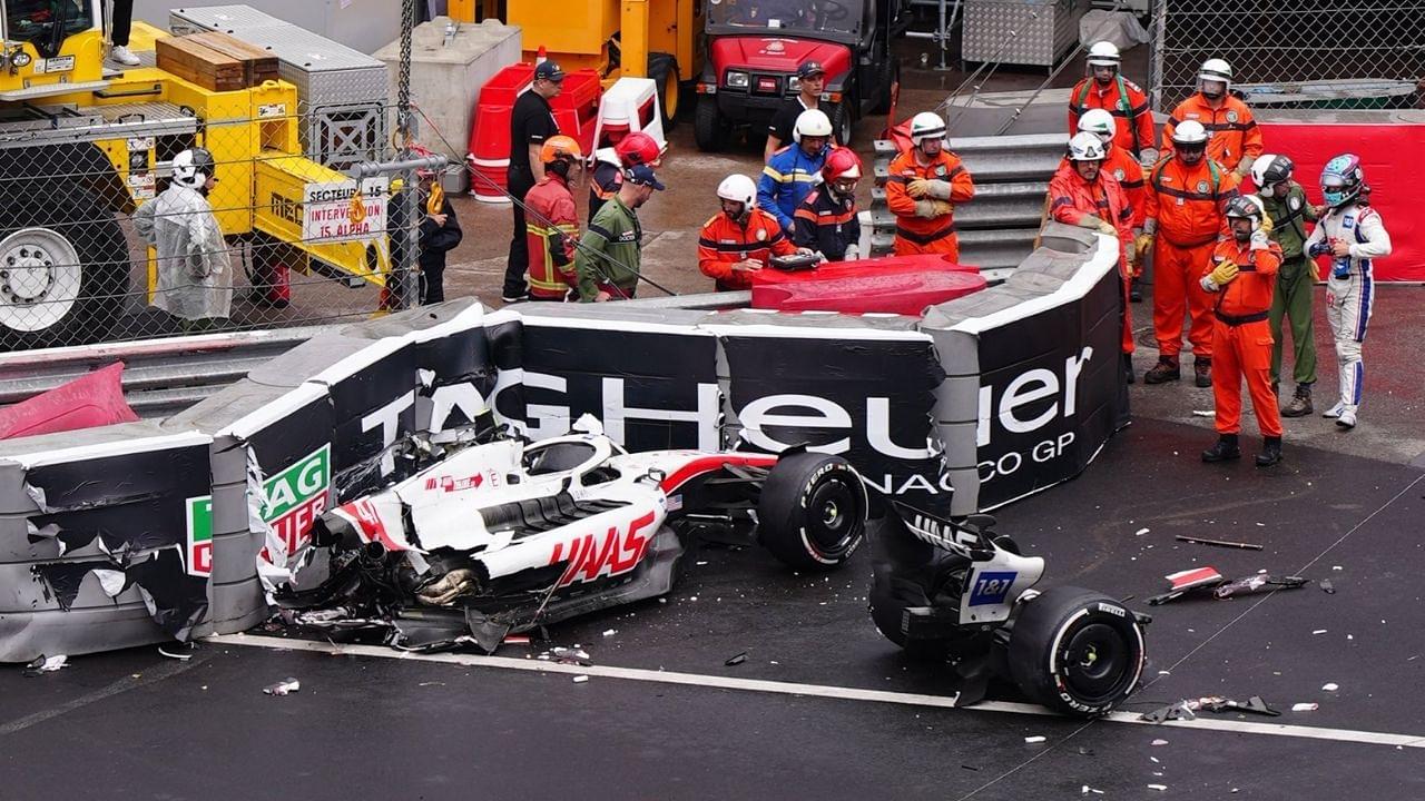 "The last time Mick's car was in two pieces it cost Haas $1,000,000"– Mick Schumacher splitting car crash at Monaco another liability to Haas' budget