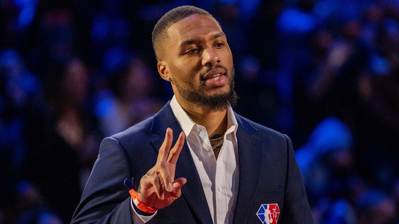 “Lmao, I ain’t sh*t”: Damian Lillard hilariously mocks himself after a fan tweets his resume comparing the Blazers guard’s rookie season to his current season