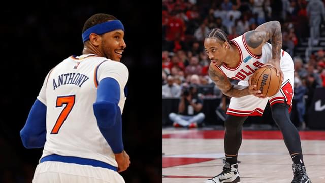 "DeMar DeRozan has the worst career postseason plus/minus at -371": Bulls MVP leads Lakers star Carmelo Anthony by a significant margin on lowest Playoffs '+/-' list