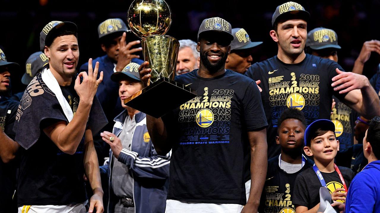 "So all 3 were fake?": Draymond Green hilariously claps back at a Twitter user questioning the legitimacy of his three championships