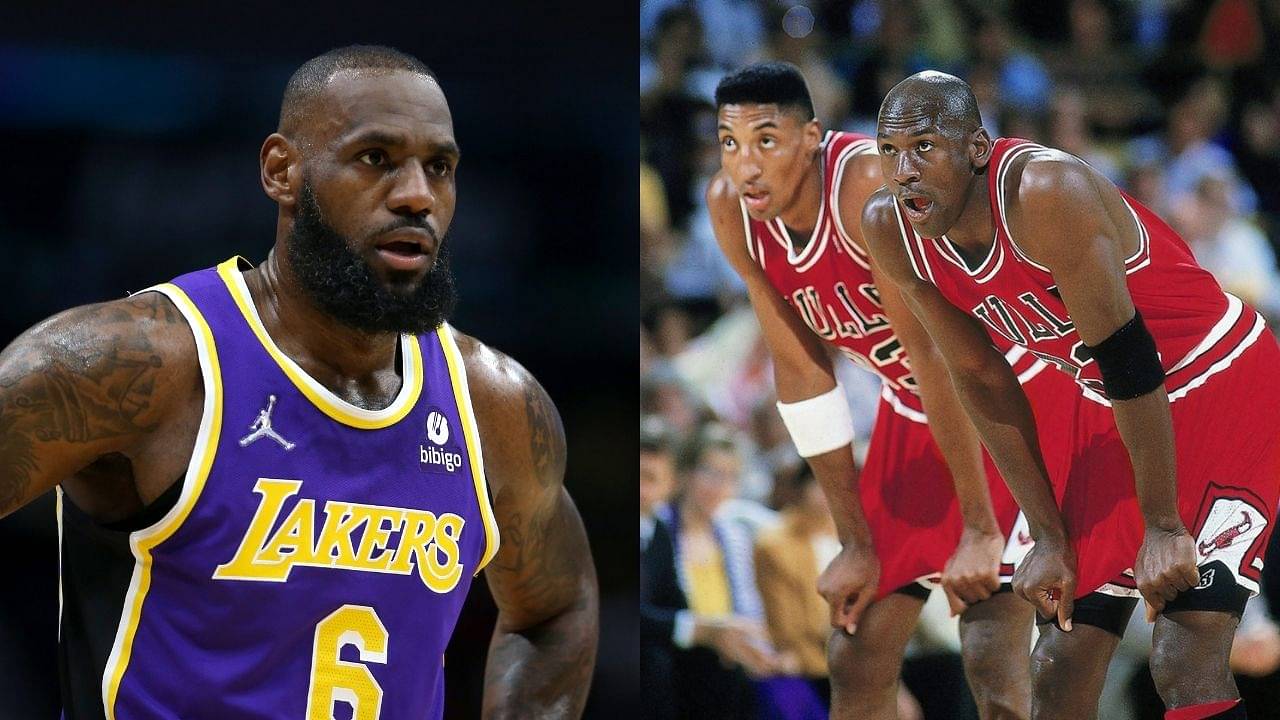 “Kobe, KD, or Kyrie”: LeBron James dishes out his top 3 choices for a teammate in a 2v2 battle against MJ and Scottie Pippen