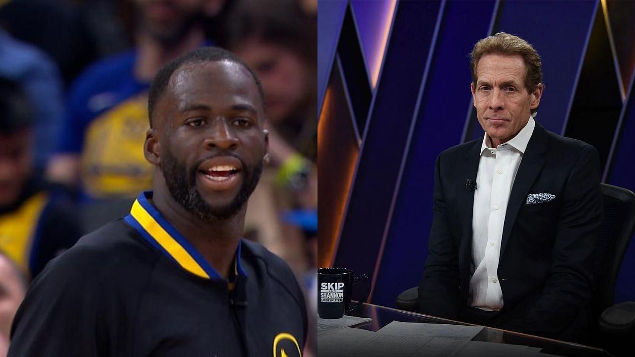 "Draymond Green is acting like Antonio Brown, he's delighting in the role of the villain!": Skip Bayless wants the Warriors' star to stop with his antics post ejection