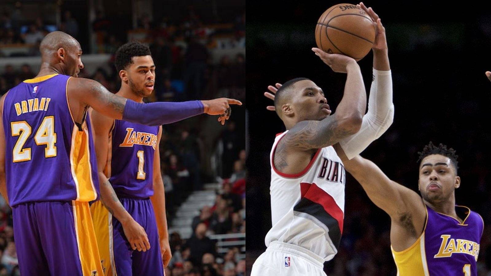 "Kobe Bryant looks at me like, 'What? you want the mo#*%*f***r to have 50?'”: When Damian Lillard gave rookie D'Angelo Russell his 'welcome to the NBA' moment