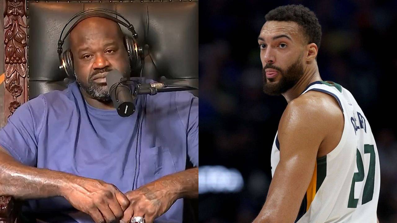 "I would lock his a** up": Shaquille O'Neal and Rudy Gobert continue their rivalry on social media