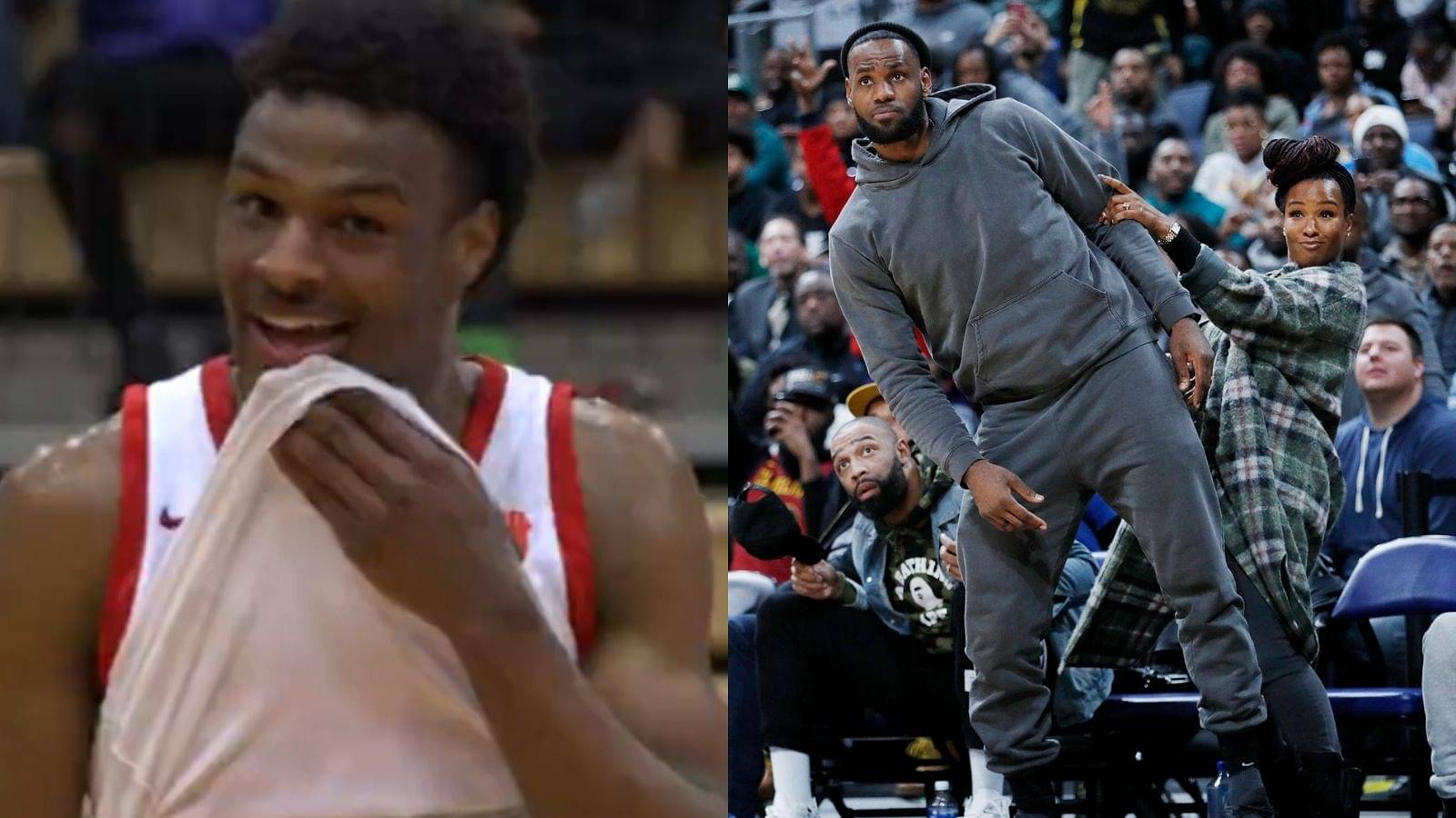 "Bronny James has a legit chance of making it to the NBA before LeBron James retires": How junior James is already showing skills of Lakers star on both ends of the court