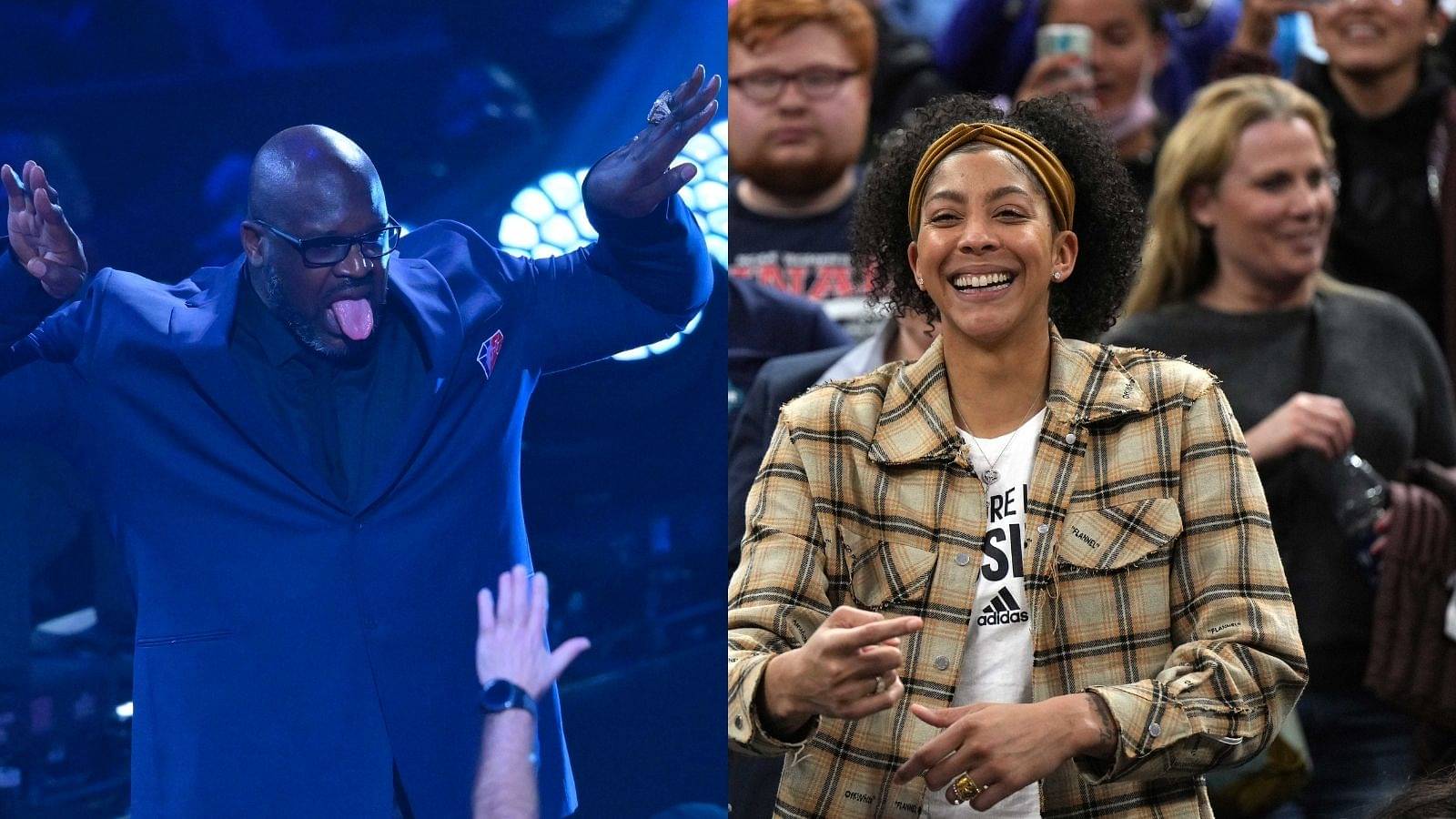 "Shaquille O'Neal if you don't come with facts, you're not gonna win!": Candace Parker describes how she and Dwyane Wade deal with The Diesel on NBAonTNT