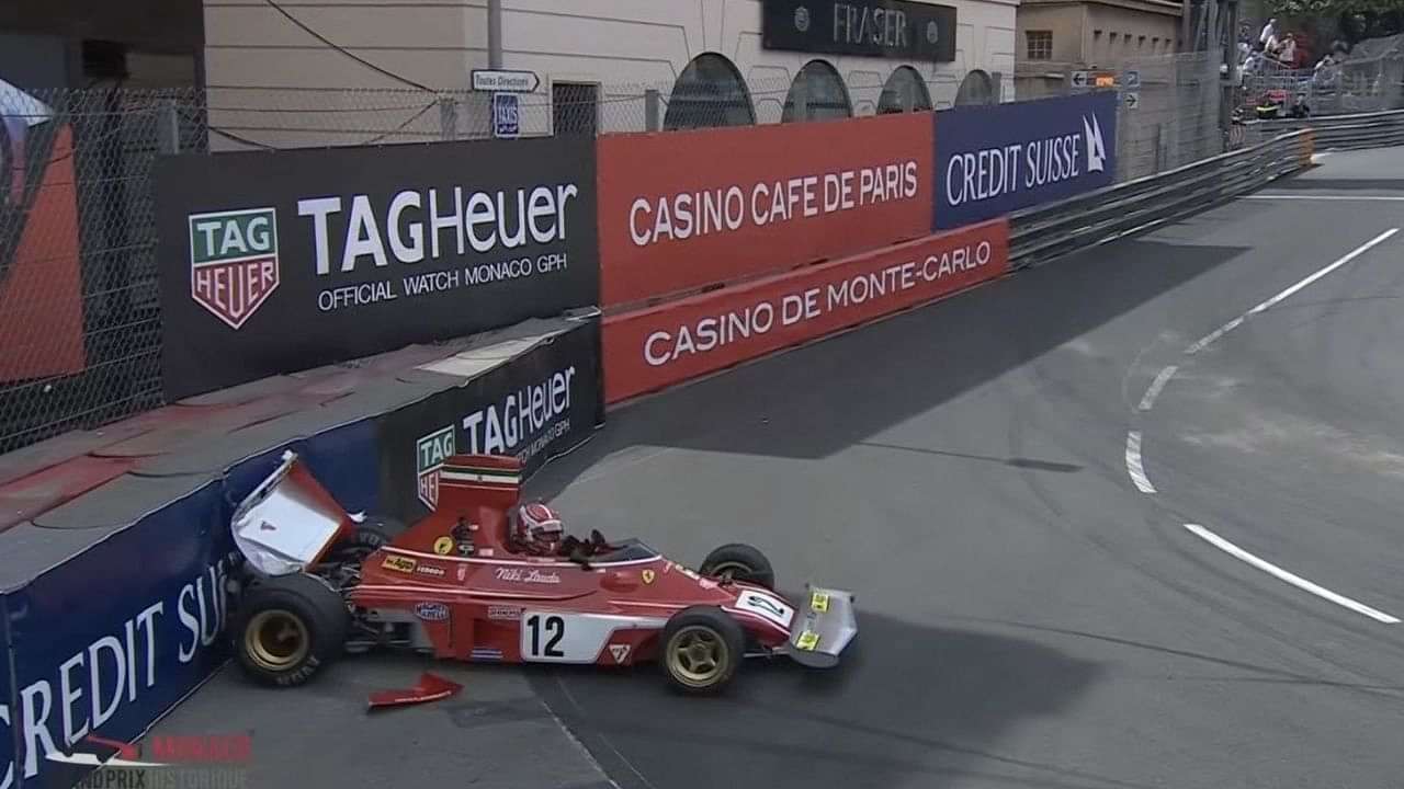 Charles Leclerc Niki Lauda Ferrari : F1 Twitter goes crazy as Ferrari star  crashes once again in Monaco during it's historic Grand Prix - The  SportsRush