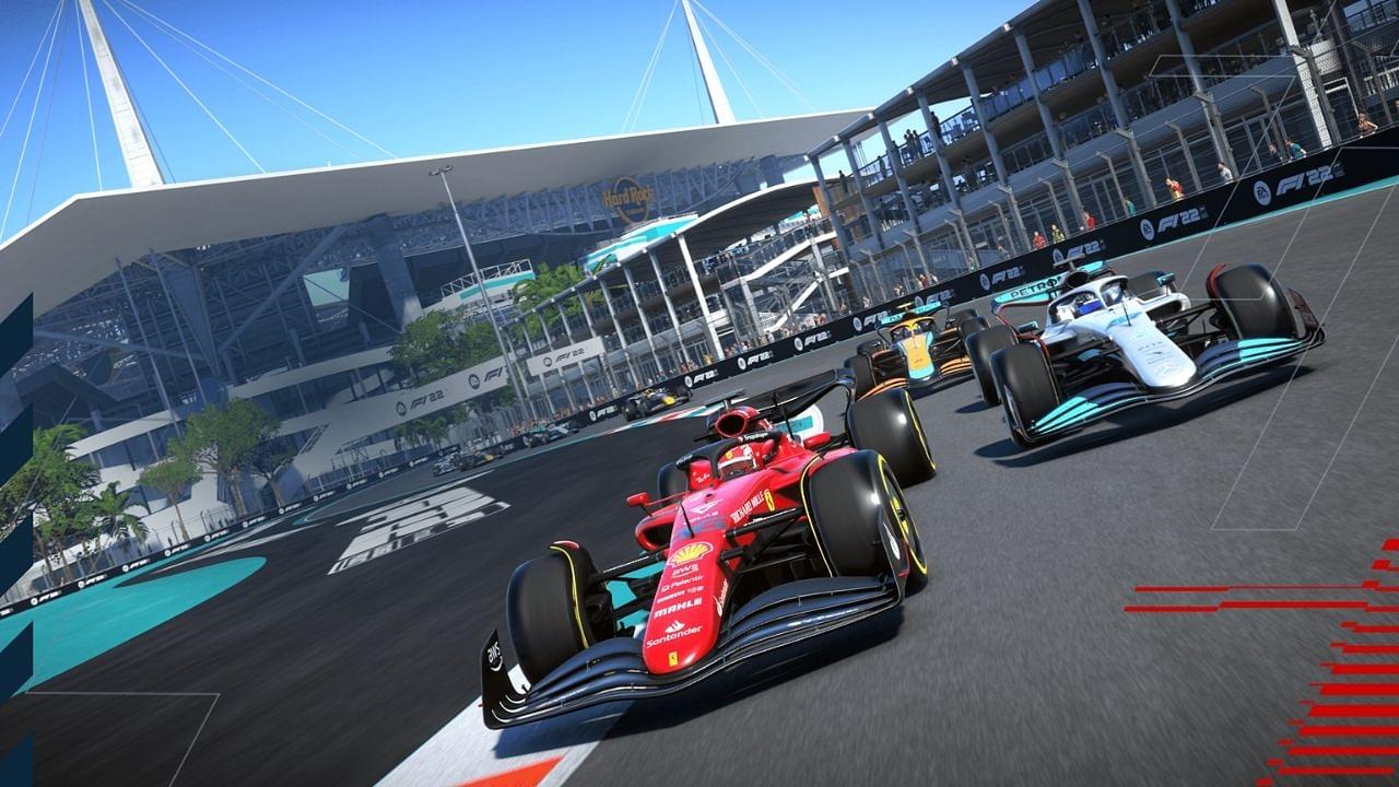 "This looks like a cross between Baku, Caesars Palace and Mexico"- Charles Leclerc hits 320 km/h in his F1-75 around Miami on the new F1 game