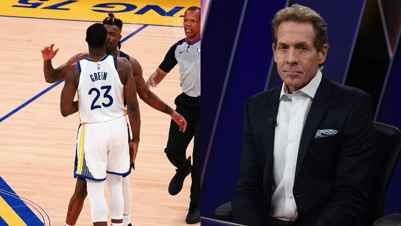 "Draymond Green should sit with the TNT guys and TALK about basketball instead of trying to play it!": Skip Bayless taunts Warriors' star after his abysmal start in Game 2