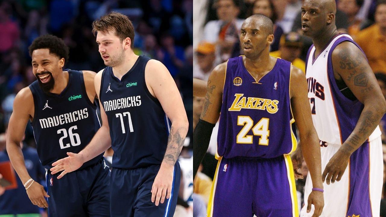 "Kobe Bryant and Shaq; Luka Doncic and Spencer Dinwiddie!": The Dallas Mavericks duo become the first two since the Lakers tandem to score 30 each in a game 7