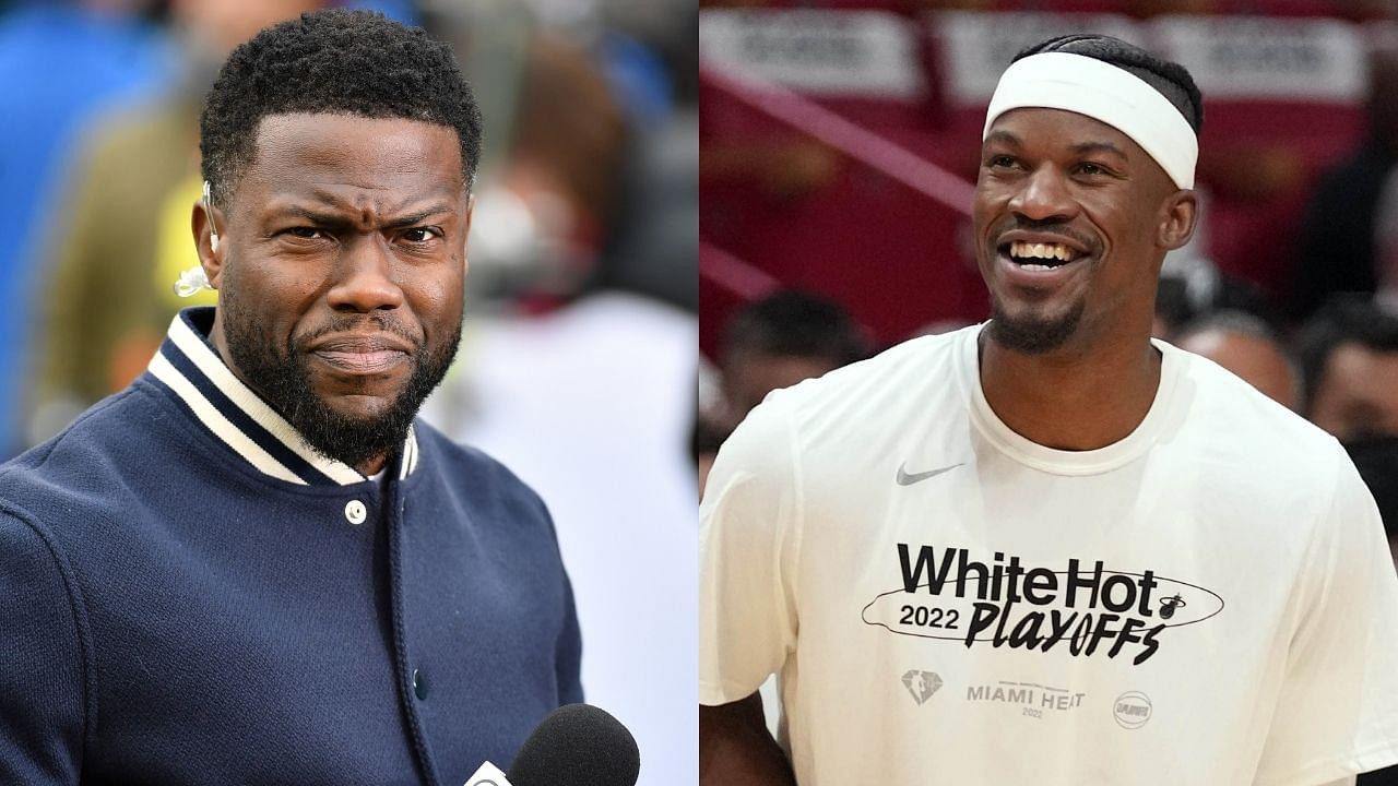 "Jimmy Butler bet $10,000 he would beat Kevin Hart with his left hand!": When the Miami Heat superstar put a friendly wager with the rockstar comedian 