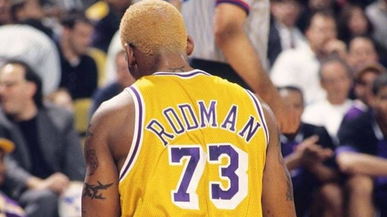 "Dennis Rodman will be the only player to wear number 73 in Lakers history!": Why did a combination of rebounding titles, age, and championships lead the Bulls legend to pick such a bizarre number