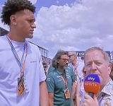 "Shows how big NFL stars are outside of America, no one knows them"- Sky Sports pundit Martin Brundle mistakes future NBA lottery pick Paolo Banchero with Patrick Mahomes at the Miami GP