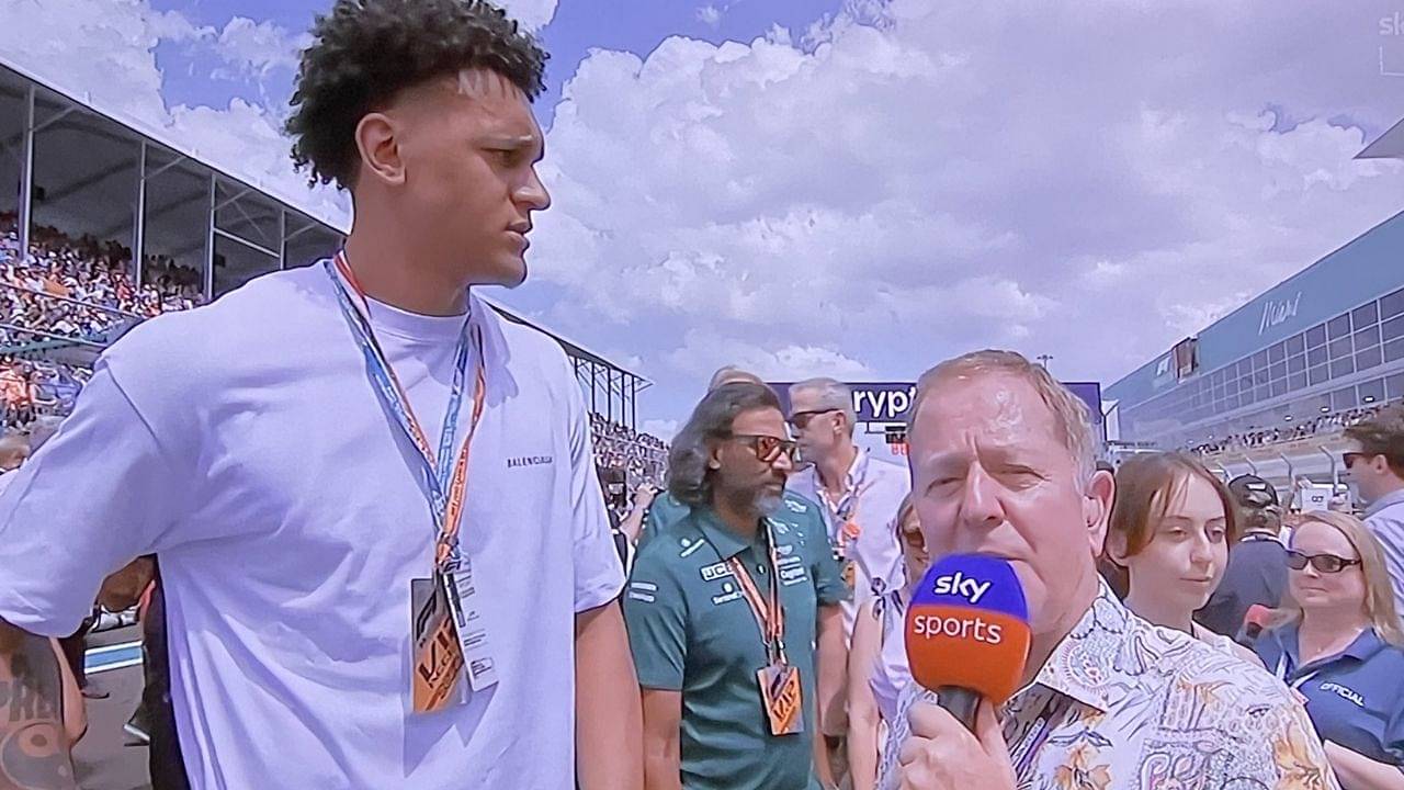 "Shows how big NFL stars are outside of America, no one knows them"- Sky Sports pundit Martin Brundle mistakes future NBA lottery pick Paolo Banchero with Patrick Mahomes at the Miami GP