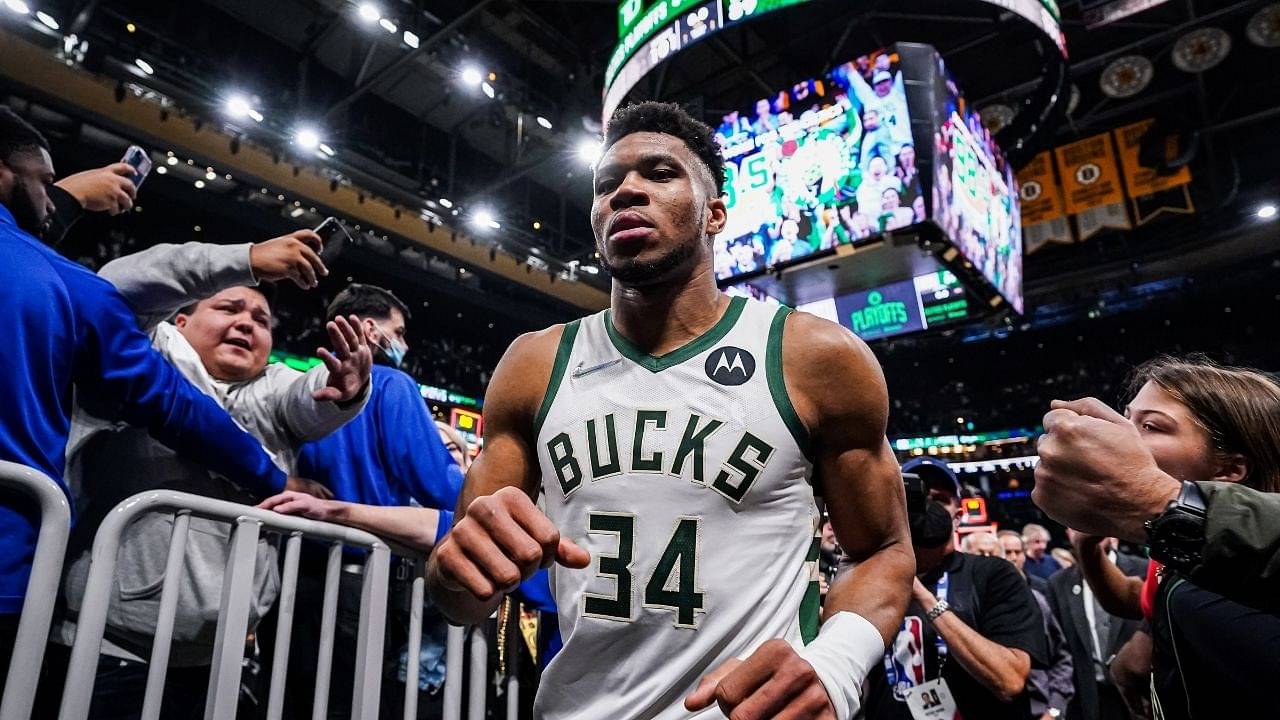 "Giannis Antetokounmpo is like Shaq with handles, but can make free throws!": Greek Freak receives unique praise on Twitter after 24-13-12-2 stat line in Game 1 win vs Jayson Tatum and the Celtics