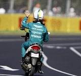 Aston Martin driver Sebastian Vettel reportedly chased down robbers on a scooter in Barcelona after he got his bag stolen.