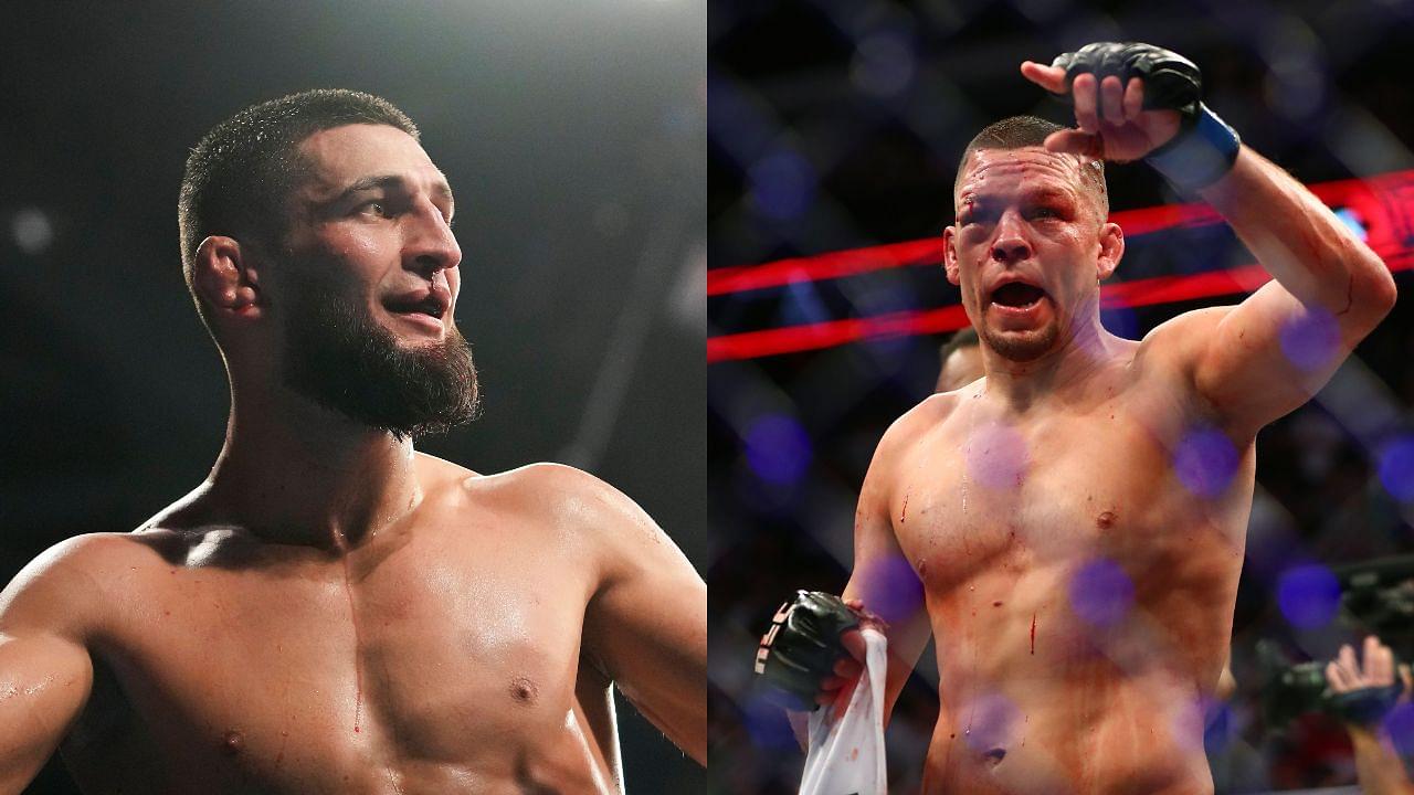 Khamzat Chimaev Nate Diaz 
