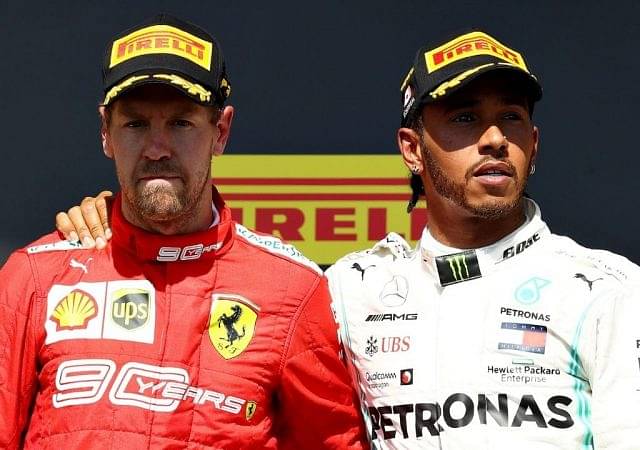 "Interesting how Lewis isn't shown the same amount of respect"- Sebastian Vettel getting praise for talking about politics upsets Lewis Hamilton fans