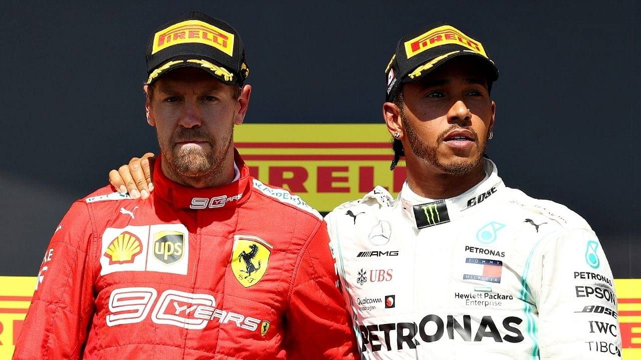 "Interesting how Lewis isn't shown the same amount of respect"- Sebastian Vettel getting praise for talking about politics upsets Lewis Hamilton fans