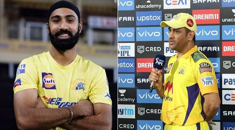 Chennai Super Kings pacer Simarjeet Singh has revealed the experience when he met MS Dhoni for the first time during CSK training.