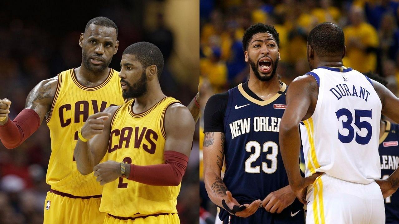 “Kendrick Perkins, are you trying to send LeBron James to an asylum?”: Stephen A Smith goes CRAZY as Perk suggests wild Anthony Davis-Kyrie Irving trade