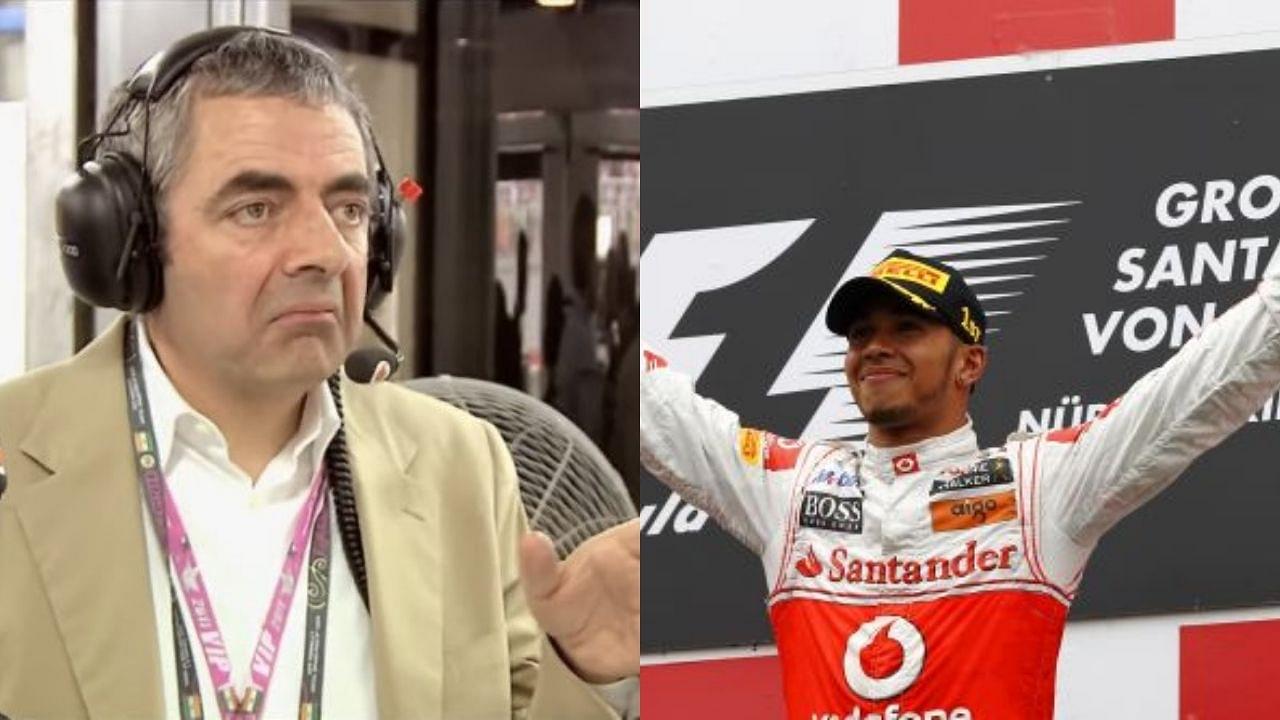 "The only celebrity who actually cared about F1"- Mr. Bean's hilarious reaction to Lewis Hamilton and Felipe Massa's crash at the Indian GP in 2011