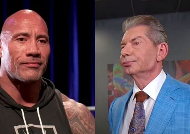 Vince McMahon The Rock WWE