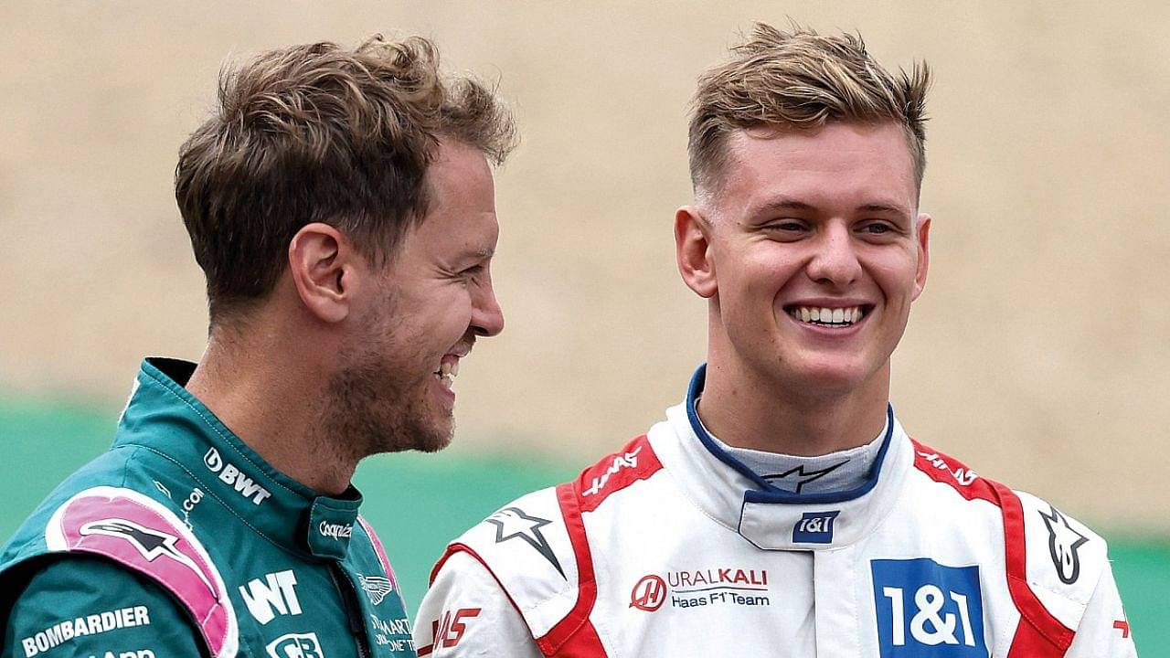 "You cant hate Seb, it's against the law"– F1 Twitter melts after Sebastian Vettel asks about where Ferrari and Mick Schumacher finished in Baku