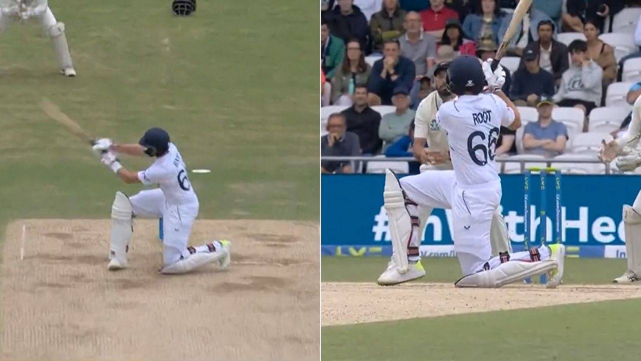 "Ludicrous reverse sweep": Joe Root reverse sweeps Neil Wagner for six over third man at Headingley