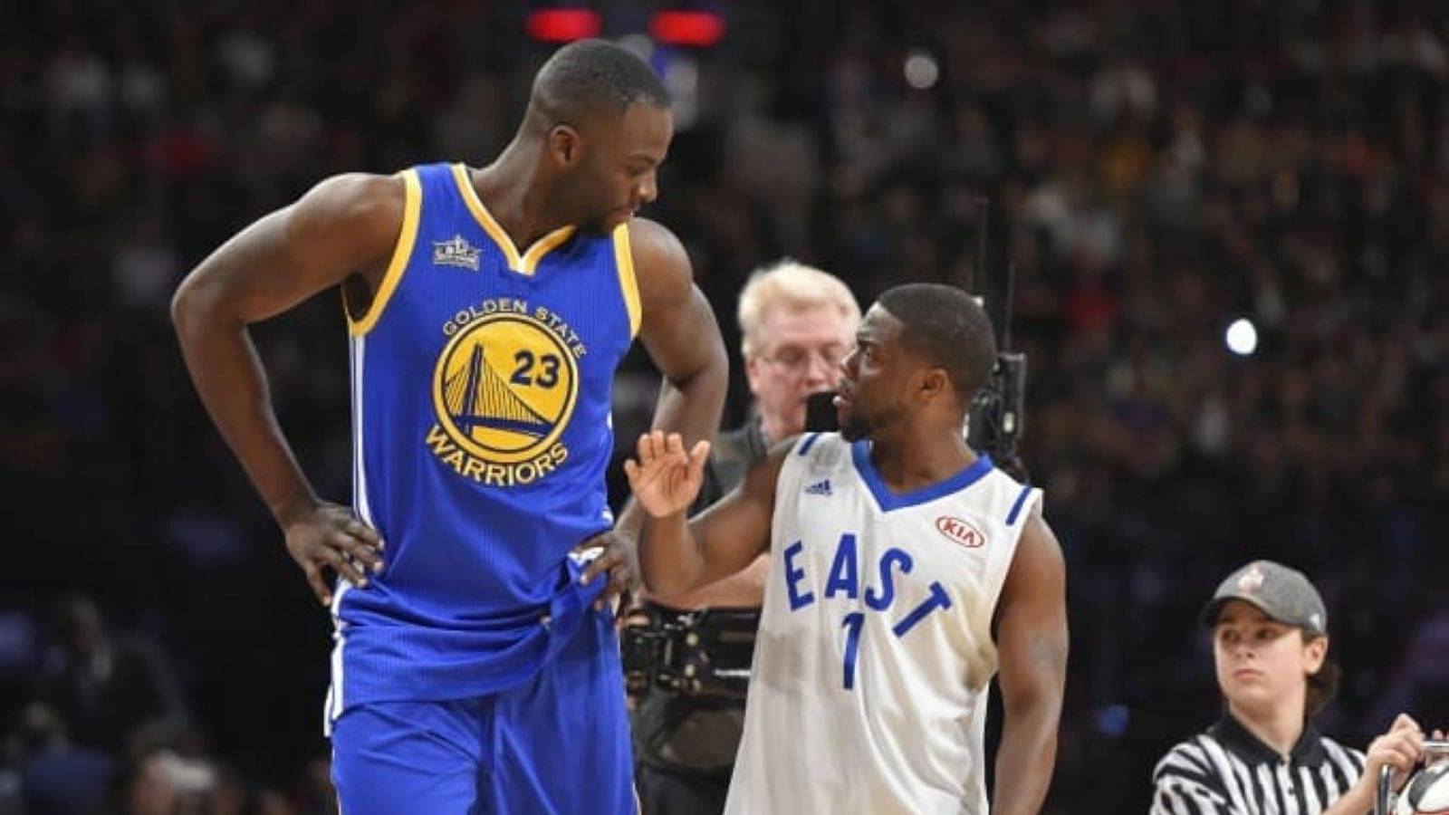 “Hey, Draymond Green! Shoot it, you bighead”: When Warriors forward couldn't put away a 5’2 Kevin Hart in 3-point contest