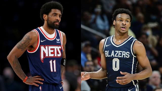 “Bronny James thinks LeBron James is pissed at Kyrie Irving for his $36 million PO”: 6’3 Sierra Canyon star hilariously likes a post showcasing fallout between Lakers and Nets stars