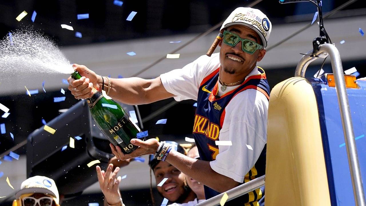 Jordan Poole might be partying a little harder than usual, the NBA Champion will now be offered a $100 million contract over four years! 