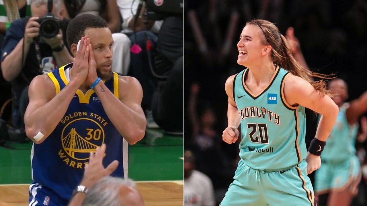 “Stephen Curry would definitely be proud of Sabrina Ionescu”: NBA Twitter reacts as the WNBA star whips out the GSW MVP’s ‘night night’ celebration after hitting a big 3