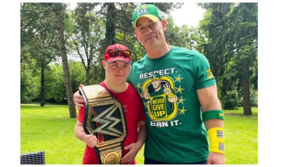 John Cena visits teen with Down Syndrome who had to flee Ukraine The