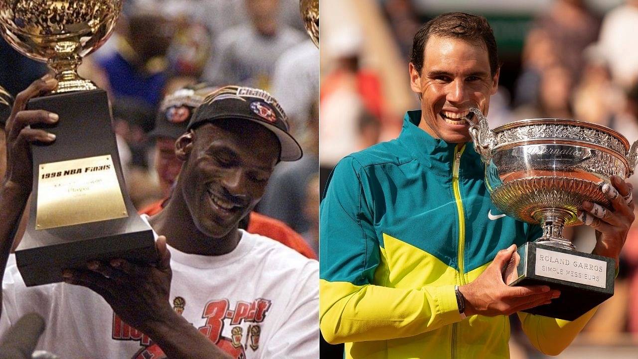 “Michael Jordan was 6-0, Rafael Nadal is 14-0; Kings of the Finals”: Twitter draws comparisons between the two icons as the Tennis GOAT remains undefeated at the Roland Garros Finals