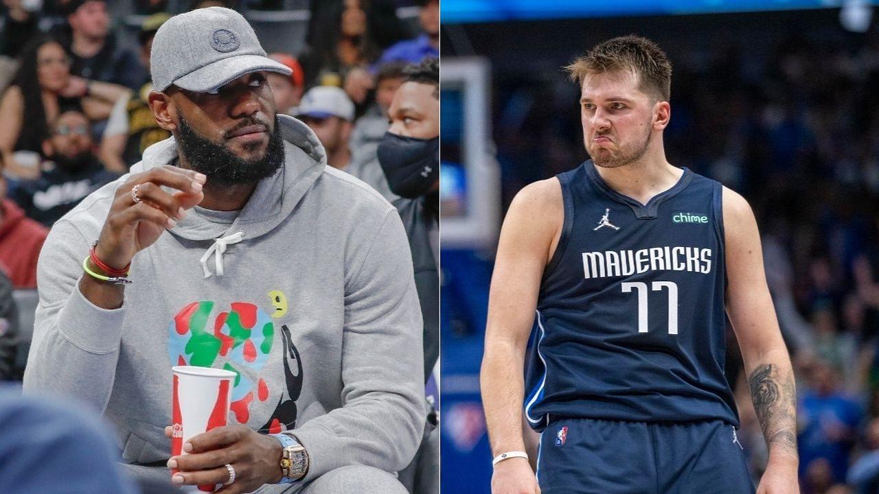 “Luka Doncic walks the ball up the court and gets to his spot every single time”: LeBron James goes on a passionate rant to explain how unstoppable the Mavs MVP is