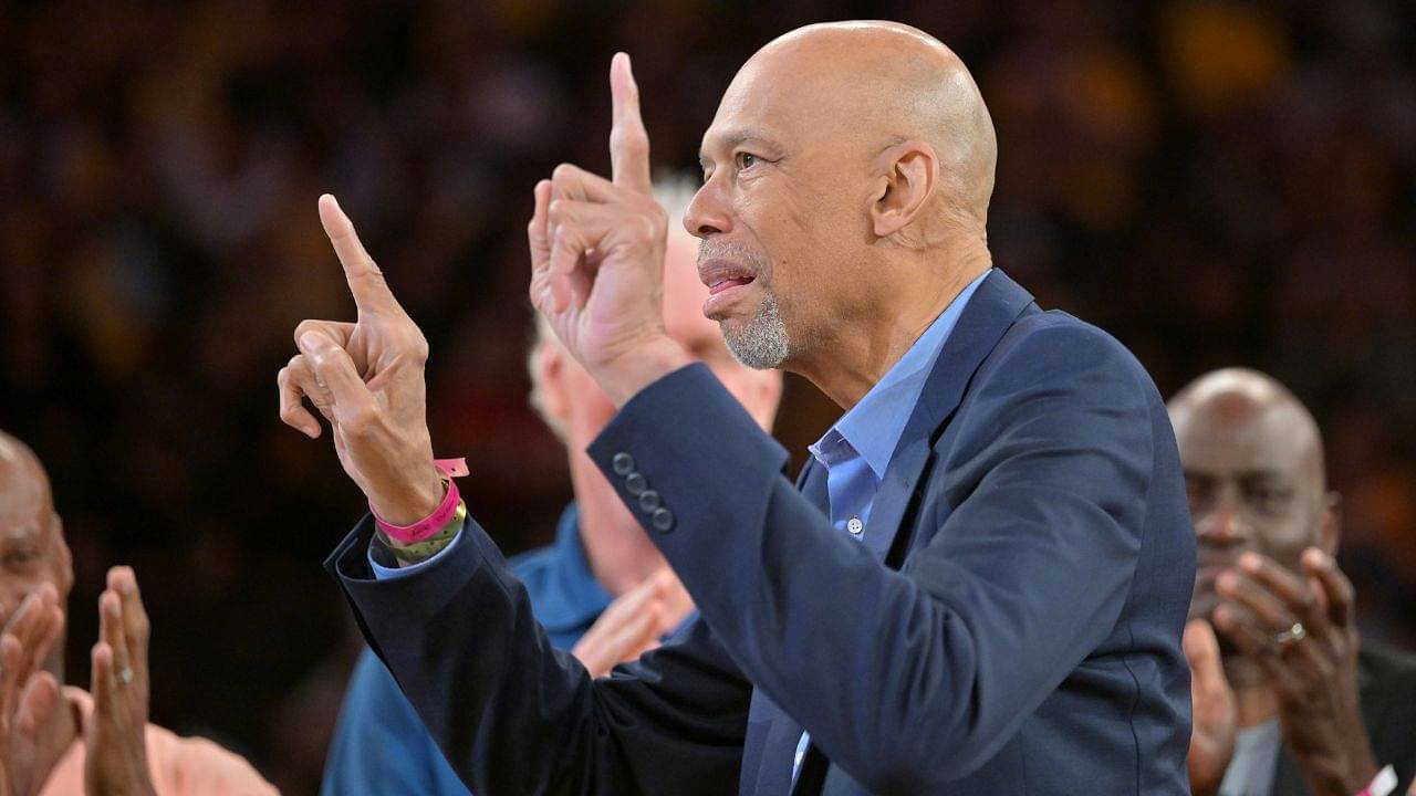 "Best hotdog topping? The tears of Larry Bird and the 1985 Boston Celtics": Kareem Abdul-Jabbar had a snarky one-liner in response to a culinary question
