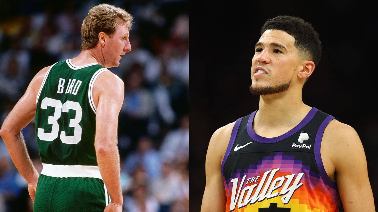 "Larry Bird just don't give a f***, unlike softy Devin Booker!": When Celtics legend went against inappropriate women's picture, Suns' star can't even handle heckling