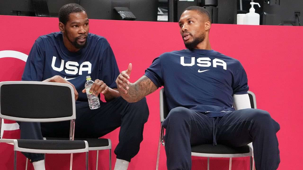 KD not coming to play for that poverty franchise”, “Portland going on an  all-time, HoF tampering campaign” - Fans relentlessly mock Damian Lillard,  Jusuf Nurkic for posting Kevin Durant's photoshopped picture in