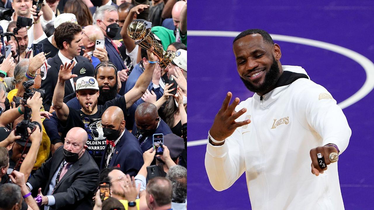 "Stephen Curry really pushed LeBron James off the NBA Mt. Rushmore?": NBA Twitter re-ignites debate after Warriors MVP wins 4th title