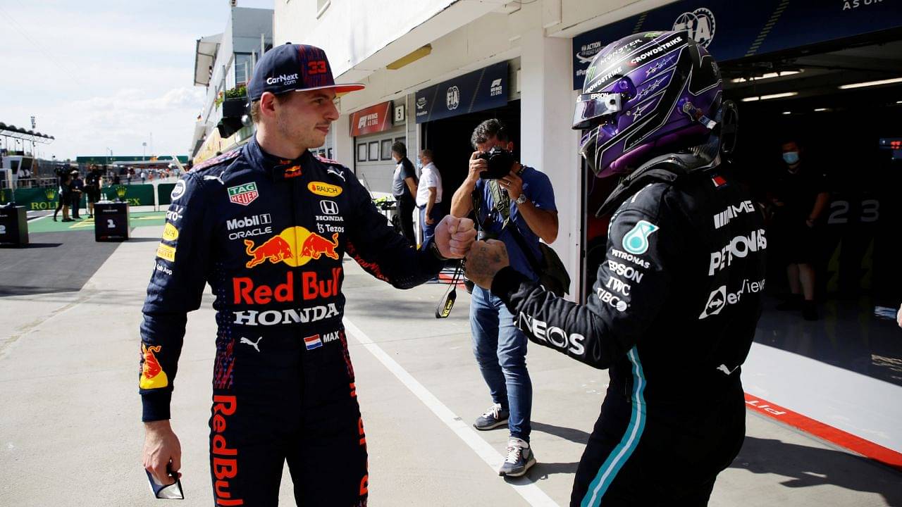 "He's drifting very nicely"- When Max Verstappen mocked rival Lewis Hamilton for lack of grip