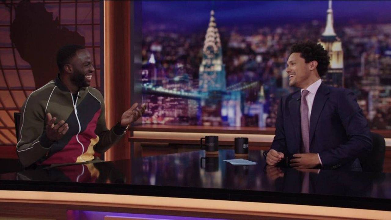 "LeBron James has 4 and if I get 5 I'm the greatest ever, right?": Draymond Green has Trevor Noah and the audience in splits