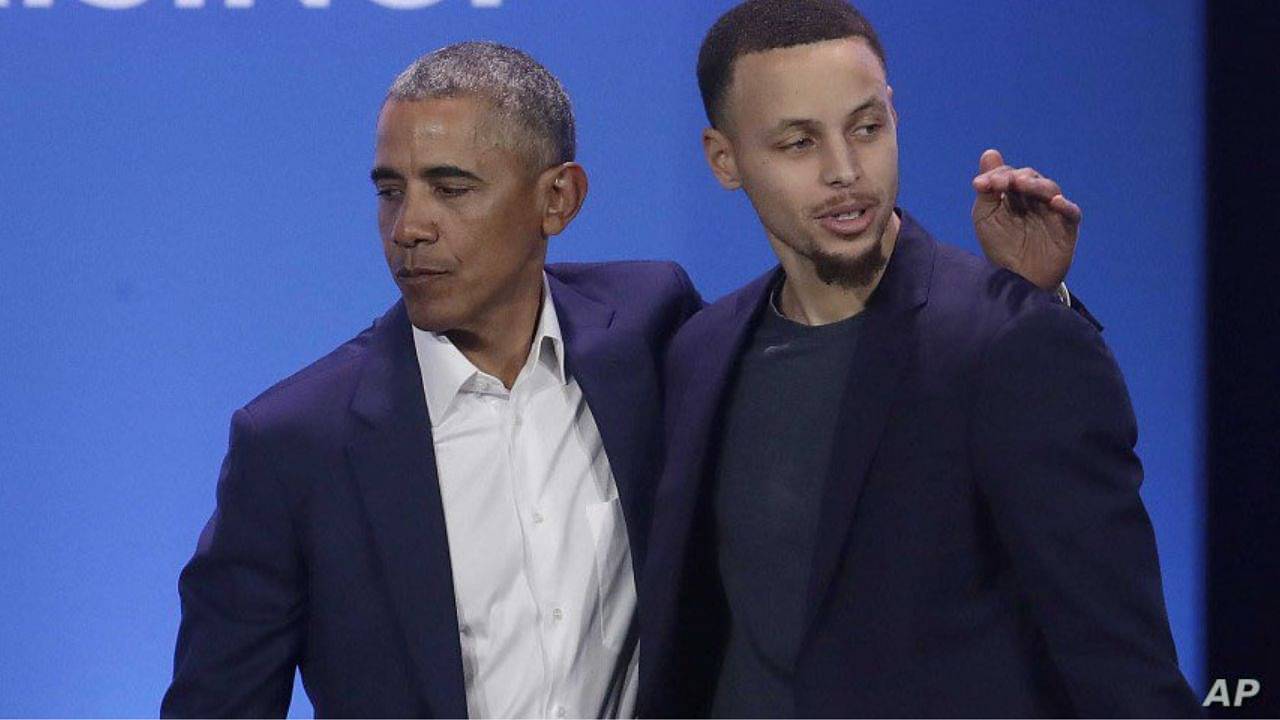 "MAN DID LAND ON THE MOON!": Stephen Curry recalls a stern e-mail from President Obama after his Moon Landing comments in 2018