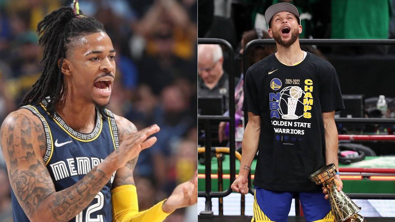 “Stephen Curry is top 5 of all-time!”: Ja Morant praises the GSW star with a huge claim as Chef Curry lifts his first-ever Finals MVP and 4th championship