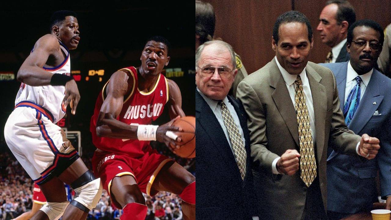 “Patrick Ewing and Hakeem Olajuwon battled while O.J. Simpson ran from the police”: A bizarre split-screen showed Game 5 of ‘94 NBA Finals and Simpson’s chase simultaneously