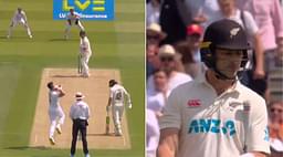 James Anderson dismisses Will Young: James Anderson took his 641st test wicket by taking the wicket of Kiwi opener Will Young.