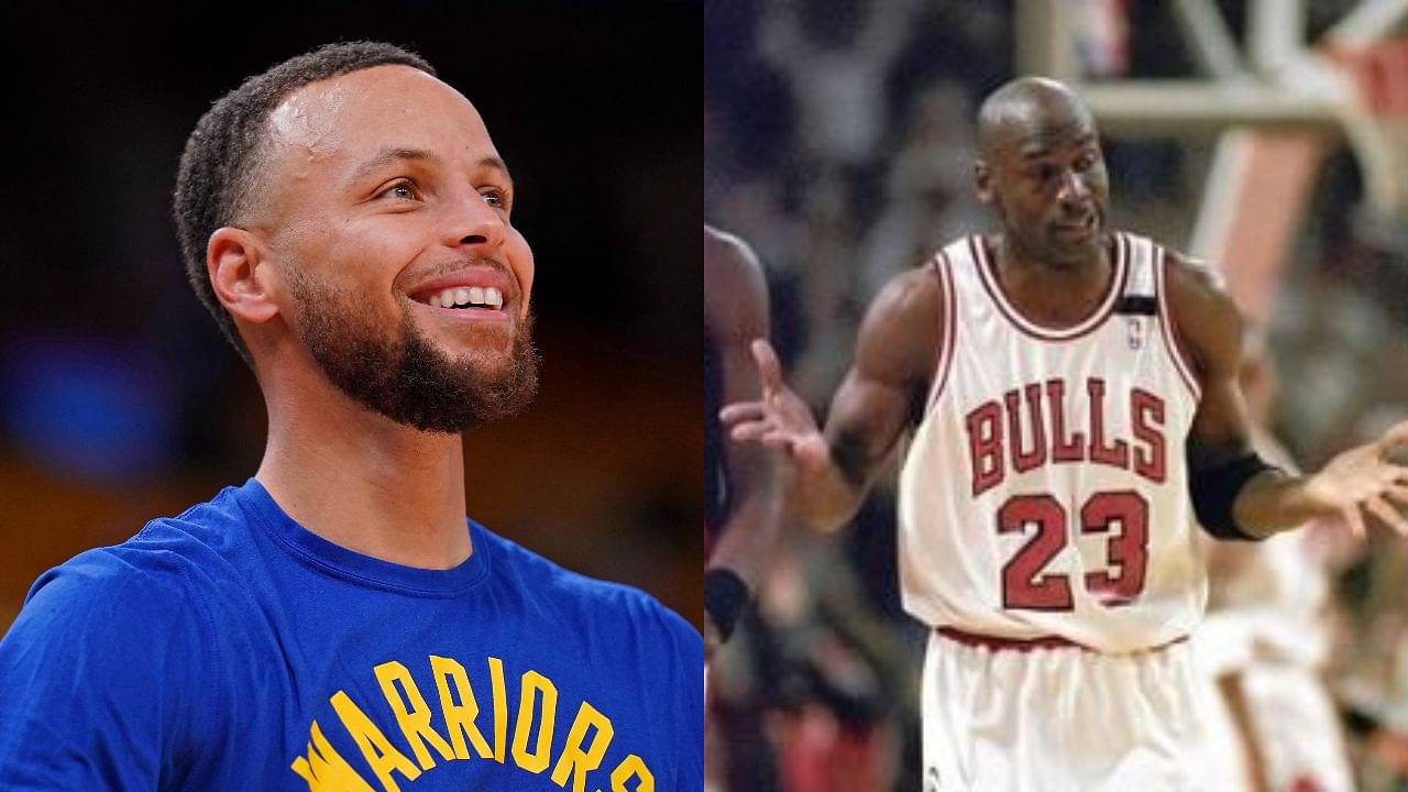 "Stephen Curry creates a record in 12-minutes less than Michael Jordan": Warriors MVP reminds us of MJ's iconic shrug game